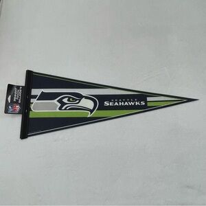 Seattle Seahawks NFL Football WinCraft Classic Felt Pennant Banner Flag 30x12